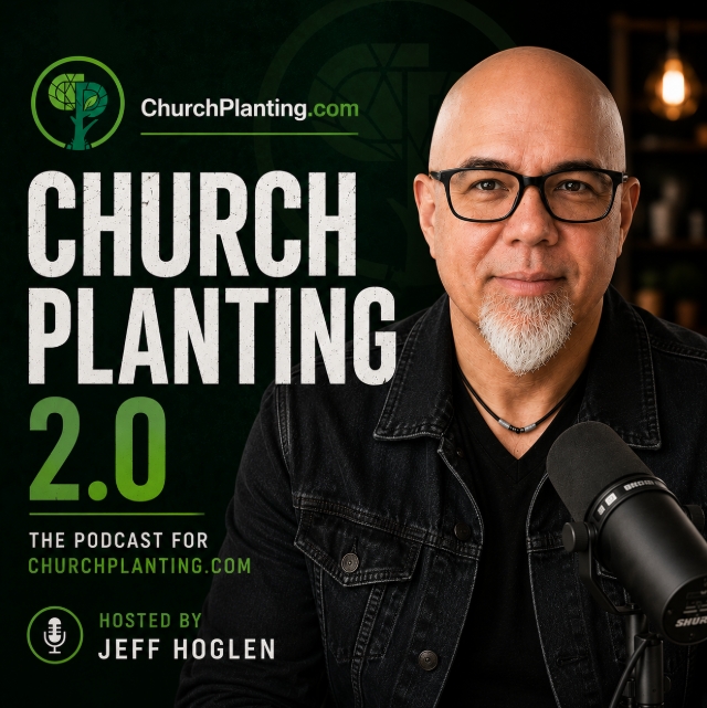 Church Planting 2.0 podcast artwork featuring host Jeff Hoglen